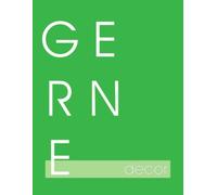 Green Decor: Bright Beautiful Minimalist Home Decor Book | For Interior Design, Book Stacking, Journaling and Guestbooks