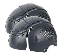 GREEN DEVIL Matrix Lite, protezione per la testa, universale, con inserto rigido in ABS, traspirante, leggero, anti-shock, adatto a qualsiasi cappello da baseball o hardhats (grigio, 2 pezzi)