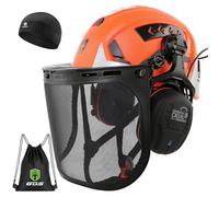 GREEN DEVIL Voltek Forest Air Casco protettivo per lavori forestali in ABS, per lavori di lavoro elevati, certificazione EN12492, superato EN397, assorbimento degli urti e resistenza alla penetrazione