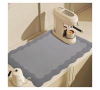 Green Dish Dryi Mat Kitchen Absorbent Countertop For Coffee Maker Home Decor(Color 5,50x80cm)