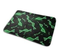 Green Dna Science Black Zerbino Ingresso Morbido Zerbino Asciugapassi Lavabile In Lavatrice Tappeto Entrata Per Esterno Interno Corridoio 40X60Cm