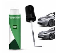 GREEN DRIVE - Penna ritocco vernice carrozzeria - Quicksilver Grigio - Tesla Model 3 & Y - Penna cancellare graffi carrozzeria - Asciugatura rapida - Protezione UV