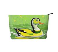 Green Duck - Trousse per cosmetici, in velluto a coste, con chiusura a cerniera, adatta per viaggi, campeggio e uso quotidiano