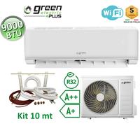 GREEN ELECTRIC PLUS Climatizzatore mono 9000 Btu + kit installazione 10mt