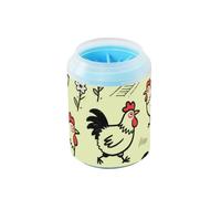 Green Farm, pulitore per piedi in silicone, riutilizzabile, per animali domestici, con spazzola morbida, kit di pulizia per cani e gatti di taglia piccola, media e grande