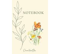 Green Flower Butterfly Notebook: Nature-Inspired Floral Notebook for Notes, Journaling & Creativity