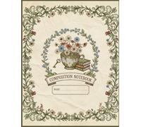 Green flowers vales Composition notebook| A4 size: 120 pages