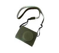 (Green) For Fujifilm X100VI Camera Sleeve Large Opening Design PU Leather Case Easy to Replace Battery