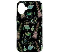 Green Forest Witch Magical Herbs And Flowers Occult Custodia per iPhone 16 Plus