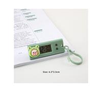 (Green Frog)Bunny Cartoon Digit Orologio da Appendere Orologio Elettronico Portatile per Classi Studenti