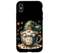 Green Gnome Graphic For Women Hug In A Mug For Coffee Mom Custodia per iPhone X/XS