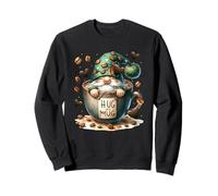 Green GNOME Graphic for Women Hug in A Mug for Coffee Mom Felpa
