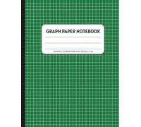 Green Graph Notebook for Everyday Notes: Classic Squared Journal for Writing, Drawing, and Planning