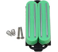 Green Guitar Guitar Dual Rail Humbucker 4 Fili Pickup Con 2 Viti Pickup chitarra elettrica (Color : Green)