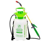 GREEN HAVEN Spruzzatore a pressione da 5 litri, con spruzzatore regolabile e cinghia per il trasporto, pompa spray ad alta pressione per la pulizia di erbacce, pesticidi, fungicidi, pesticidi,
