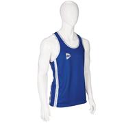 GREEN HILL ELITE CANOTTA DA BOXE CANOTTIERA PUGILATO BLU ROSSA BOXING VEST