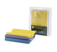 GREEN HILL FASCE ELASTICHE BANDE SET 3 PEZZI FITNESS ALLENAMENTO PILATES HOME GYM