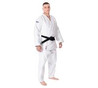 GREEN HILL JUDOGI Bianco Blu IJF Approved Judo GI Kimono Unisex (Bianco, 160 Extra Slim)