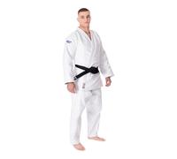 GREEN HILL JUDOGI Bianco Blu IJF Approved Judo GI Kimono Unisex (Bianco, 170)