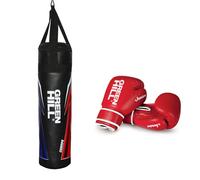 GREEN HILL SACCO DA BOXE BAMBINO SIMILPELLE PUGILATO PIENO BOXING PUNCHING BAG