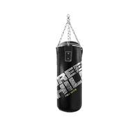 Green Hill Sacco Da Boxe Vinile Pugilato Pieno Boxing Punching Bag Saccone Pieno (100cm x 35cm x 30kg, Nero)