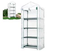 Green House Cover Replacement, 62.2x26.77x19.29 Inches Pvc Greenhouse Cover for Gardening, Transparent Plant Protector, Uv-Resistant Outdoor Shield for Farm, Yard Terrace Deck Balcony