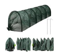 Green House for Garden Bed, Portable Tunnel Cover, 2 in 1 Shade Shelter, 300x45x45cm,118.11x17.72x17.72 inches, UV Resistant Fabric, Foldable Hoop Structure, Ideal for Backyard