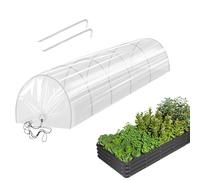 Green House Garden Bed, Garden Tunnel Shade Cover, 118,11 x 17,72 x 17,72 pollici UV-Resistant Mesh, Foldable Weather Protection, Row Covers Hoop for Backyard, Balconies and Gardening