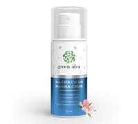 Green idea - Crema viso contro acne, brufoli e punti neri - idratante, con olio di tea tree, Manuka - cura efficace per la pelle incline all'acne 50 ml