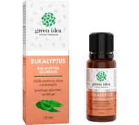 Green Idea Eukalyptus olio essenziale al 100% per favorire il corretto funzionamento dell’apparato respiratorio 10 ml