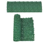 Green Ivy Fences Screen Guardrail Covers - 0,5 x 2 m artificiale frangivista in edera, recinzione frangivista, decorazione per parete, sfondo, balcone, matrimonio, esterno cortile
