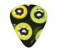 Green kiwiGuitar Picks, set di 12 pezzi, tre diversi spessori per chitarra acustica elettrica e altri strumenti