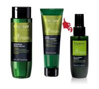 Green Lab KIT Prova Shampoo - Mask - Oil 3 pezzi Oyster Ristrutturante Nutriente