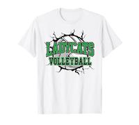 Green Ladycats Pallavolo Mamma Scuola Spirito Lady Cats Maglietta