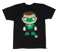 Green Lantern Funko Pop DC Comics T-Shirt Uomo Donna Nero 100% Cotone Girocollo