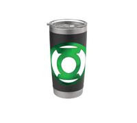 Green Lantern Green Chrome Logo Bicchiere termico in acciaio inox doppia parete