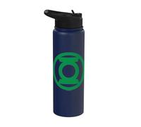 Green Lantern Green Emblem Stainless Steel Insulated Water Bottle
