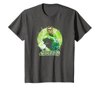 Green Lantern Green Static Maglietta, Bambini, Asfalto, 3 Anni