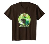 Green Lantern Green Static Maglietta, Bambini, Marrone, 12 Anni