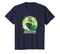 Green Lantern Green Static Maglietta, Bambini, Navy, 10 Anni