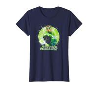 Green Lantern Green Static Maglietta, Donna, Navy, S