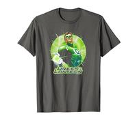 Green Lantern Green Static Maglietta, Uomo, Asfalto, 5XL