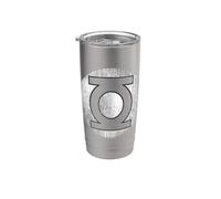 Green Lantern Logo Distressed Bicchiere termico in acciaio inox doppia parete