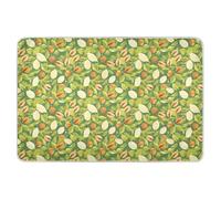 Green Leafs Nuts - Materassino extra large per bambini, riutilizzabile, resistente all'acqua, anti-labbra, per bambini, 132,1 x 86,4 cm (lunghezza x larghezza)