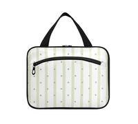 Green Line Spots Hanging Medicine Bag per Viaggiare con gancio, Designer Necessities kit Bag per gli uomini per le donne Must Travel estuches para maquillaje L