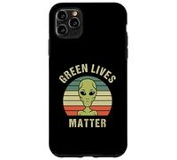 Green Lives Matter Alien Divertente Retrò Vintage Custodia per iPhone 11 Pro Max