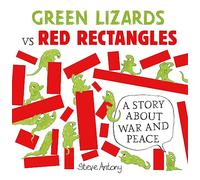 Green lizards vs red rectangle: A story about war and peace