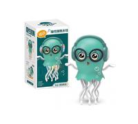 (Green)Magic Electric Dancing Octopus Toy with Led Light and Music,Playful Automatic Evasion Crawling Dancing Octopus, Smart Dancing Squid Baby Toys