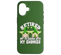Green Margarita Gnome And Funny Saying For Retirement Couple Custodia per iPhone 16