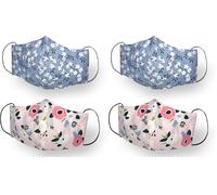 Green Mask, set 2 pezzi, mascherina facciale, 100% cotone, lavabile, riutilizzabile, per adulto (Confezione da 2)